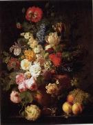 Floral, beautiful classical still life of flowers.058 unknow artist